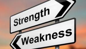 strengths-weakness-sign